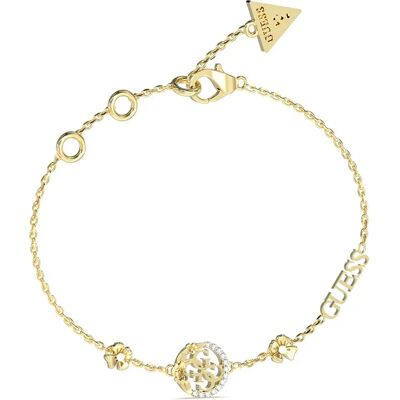 Guess Bracelet 4 Love 4g Flowers Gold One Size Femme - Publicité Guess Bracelet 4 Love 4g Flowers Gold One Size Femme - Publicité