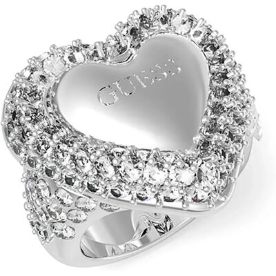 Guess Bague Beloved Pave Heart Silver 52 Femme - Publicité Guess Bague Beloved Pave Heart Silver 52 Femme - Publicité