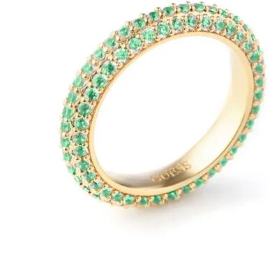 Guess Bague Infinity Gold / Green 54 Femme - Publicité Guess Bague Infinity Gold / Green 54 Femme - Publicité