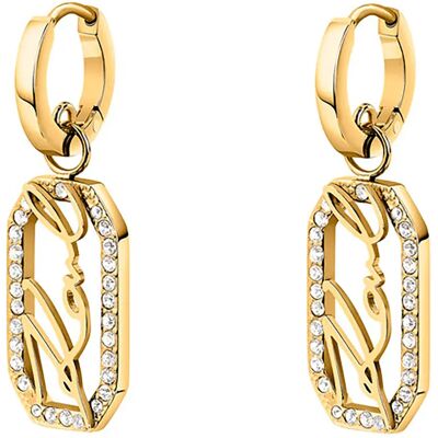 Karl Lagerfeld Boucles D´oreilles Klayc45 Silver / Gold / White One Size Femme - Publicité Karl Lagerfeld Boucles D´oreilles Klayc45 Silver / Gold / White One Size Femme - Publicité