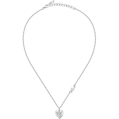 Karl Lagerfeld Collier Klayd09 Silver / White One Size Femme - Publicité Karl Lagerfeld Collier Klayd09 Silver / White One Size Femme - Publicité