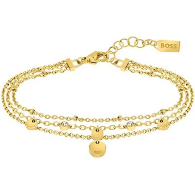 Boss Bracelet 1580335 Gold One Size Femme - Publicité Boss Bracelet 1580335 Gold One Size Femme - Publicité
