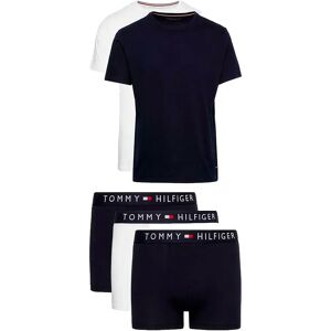 Tommy Hilfiger Couche De Base à Manches Courtes Set Um0um03036 White / Desert Sky L Homme - Publicité Tommy Hilfiger Couche De Base à Manches Courtes Set Um0um03036 White / Desert Sky L Homme - Publicité