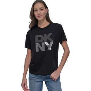 Dkny Haut à Manches Courtes Stacked New York Mix Black / Silver M Femme - Publicité Dkny Haut à Manches Courtes Stacked New York Mix Black / Silver M Femme - Publicité