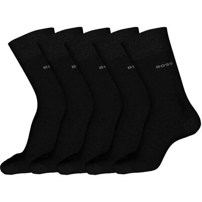 Boss Chaussettes Courtes Uni Color 10244642 01 5 Paires Black EU 39-42 Homme - Publicité Boss Chaussettes Courtes Uni Color 10244642 01 5 Paires Black EU 39-42 Homme - Publicité