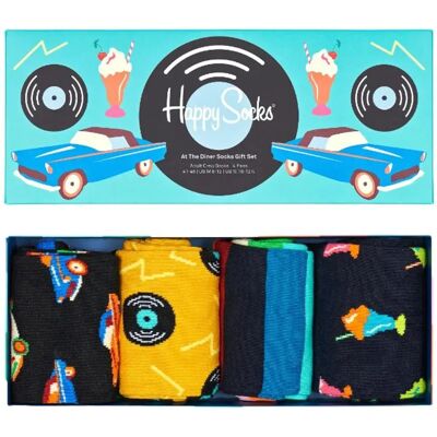 Happy Socks Chaussettes At The Diner Multicolor EU 36-40 Homme - Publicité Happy Socks Chaussettes At The Diner Multicolor EU 36-40 Homme - Publicité
