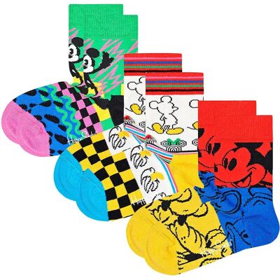 Happy Socks Chaussettes Disney Mickey 3 Paires Multicolor EU 22-24 Garçon - Publicité Happy Socks Chaussettes Disney Mickey 3 Paires Multicolor EU 22-24 Garçon - Publicité