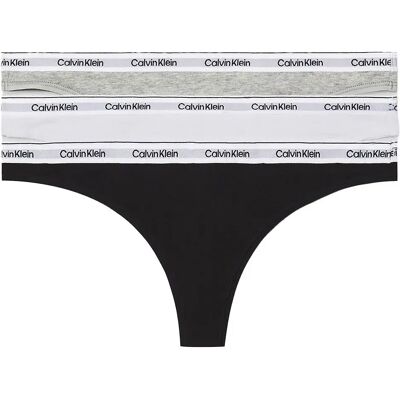 Calvin Klein String 000qd5209e 3 Unités Black / White / Grey Heather M Femme - Publicité Calvin Klein String 000qd5209e 3 Unités Black / White / Grey Heather M Femme - Publicité