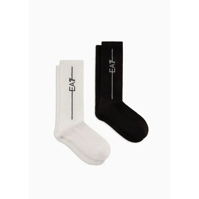 Giorgio Armani Ea7 Emporio Armani Chaussettes 246002_cc999 Black / Bianco / Black / White EU 40-43 Homme,Femme - Publicité Giorgio Armani Ea7 Emporio Armani Chaussettes 246002_cc999 Black / Bianco / Black / White EU 40-43 Homme,Femme - Publicité
