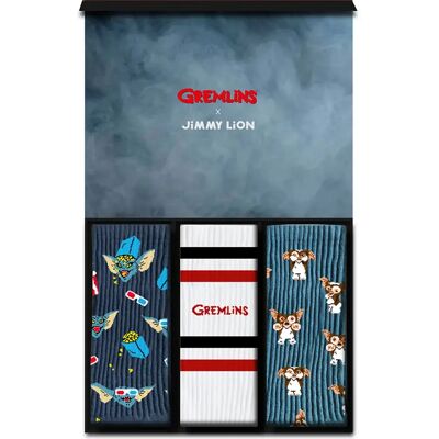 Jimmy Lion Chaussettes Crew Athletic Gremlins 3 Paires Multicolor EU 41-46 Homme,Femme - Publicité Jimmy Lion Chaussettes Crew Athletic Gremlins 3 Paires Multicolor EU 41-46 Homme,Femme - Publicité