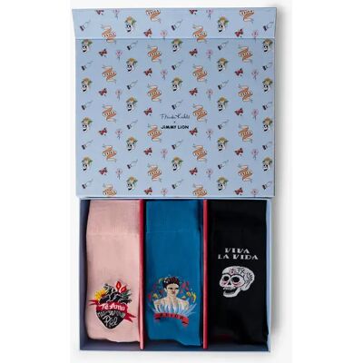 Jimmy Lion Chaussettes Crew Frida 3 Paires Multicolor EU 36-40 Homme,Femme - Publicité Jimmy Lion Chaussettes Crew Frida 3 Paires Multicolor EU 36-40 Homme,Femme - Publicité
