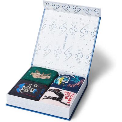 Jimmy Lion Chaussettes Crew The Library Collection 3 Paires Multicolor EU 41-46 Homme,Femme - Publicité Jimmy Lion Chaussettes Crew The Library Collection 3 Paires Multicolor EU 41-46 Homme,Femme - Publicité