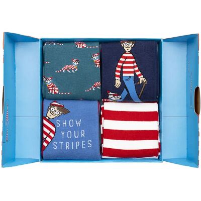 Jimmy Lion Chaussettes Where´s Wally 3 Paires Multicolor EU 41-46 Homme,Femme - Publicité Jimmy Lion Chaussettes Where´s Wally 3 Paires Multicolor EU 41-46 Homme,Femme - Publicité