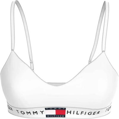 Tommy Hilfiger Soutien-gorge Uw0uw05715 Bralette Push-up White XS Femme - Publicité Tommy Hilfiger Soutien-gorge Uw0uw05715 Bralette Push-up White XS Femme - Publicité