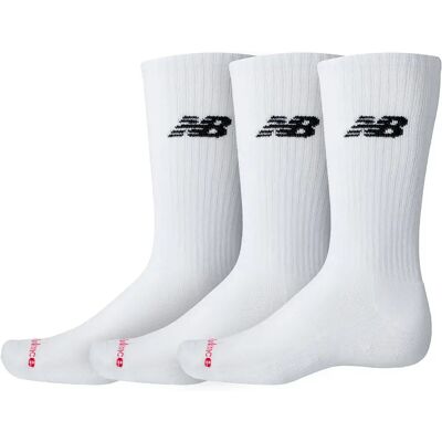 New Balance Chaussettes Crew Everyday 3 Paires White EU 39-42 - Publicité New Balance Chaussettes Crew Everyday 3 Paires White EU 39-42 - Publicité
