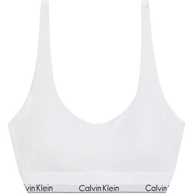 Calvin Klein Soutien-gorge Lv00qf8503 Bralette White M Femme - Publicité Calvin Klein Soutien-gorge Lv00qf8503 Bralette White M Femme - Publicité