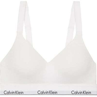 Calvin Klein Soutien-gorge Lv00qf8498 Triangle White XS Femme - Publicité Calvin Klein Soutien-gorge Lv00qf8498 Triangle White XS Femme - Publicité