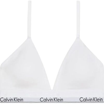 Calvin Klein Soutien-gorge Lv00qf8498 Triangle White S Femme - Publicité Calvin Klein Soutien-gorge Lv00qf8498 Triangle White S Femme - Publicité