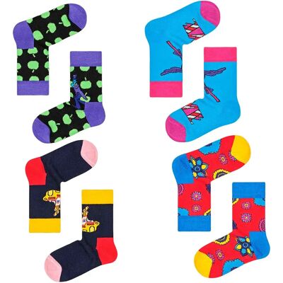 Happy Socks Chaussettes Beatles 4 Paires Multicolor EU 13-21 Garçon - Publicité Happy Socks Chaussettes Beatles 4 Paires Multicolor EU 13-21 Garçon - Publicité