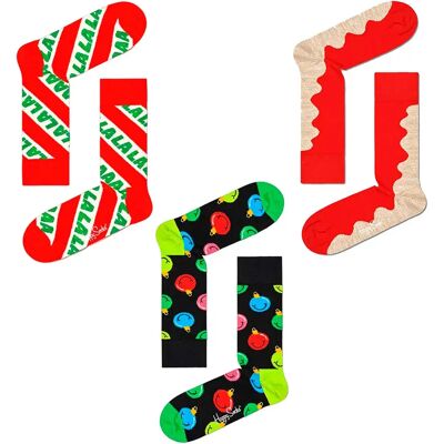 Happy Socks Chaussettes Longues Time For Holiday 3 Paires Multicolor EU 41-46 Homme - Publicité Happy Socks Chaussettes Longues Time For Holiday 3 Paires Multicolor EU 41-46 Homme - Publicité