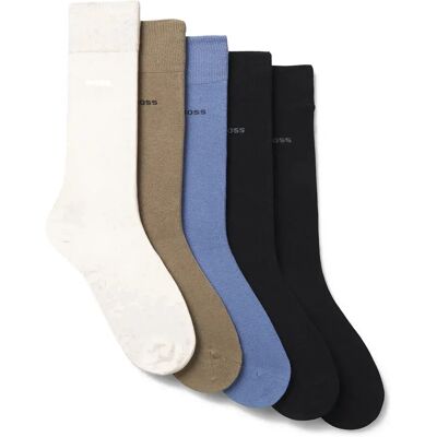 Boss Chaussettes Courtes Uni Color 10244642 01 5 Paires Open Miscellaneous EU 40-46 Homme - Publicité Boss Chaussettes Courtes Uni Color 10244642 01 5 Paires Open Miscellaneous EU 40-46 Homme - Publicité