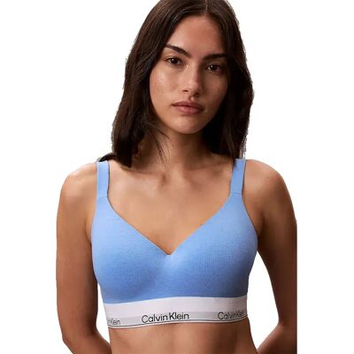 Calvin Klein Soutien-gorge Lv00qf8500 Bralette Blue Descent M Femme - Publicité Calvin Klein Soutien-gorge Lv00qf8500 Bralette Blue Descent M Femme - Publicité