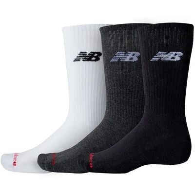 New Balance Chaussettes Crew Everyday 3 Paires White EU 35-37 - Publicité New Balance Chaussettes Crew Everyday 3 Paires White EU 35-37 - Publicité