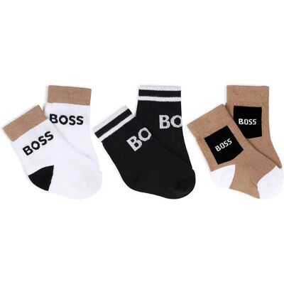 Boss Chaussettes J53146 3 Paires Black EU 23 Garçon - Publicité Boss Chaussettes J53146 3 Paires Black EU 23 Garçon - Publicité