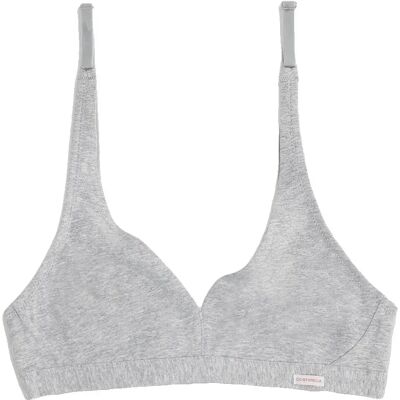 Cotonella Soutien-gorge Add25 Triangle Melange Grey 100 Femme - Publicité Cotonella Soutien-gorge Add25 Triangle Melange Grey 100 Femme - Publicité