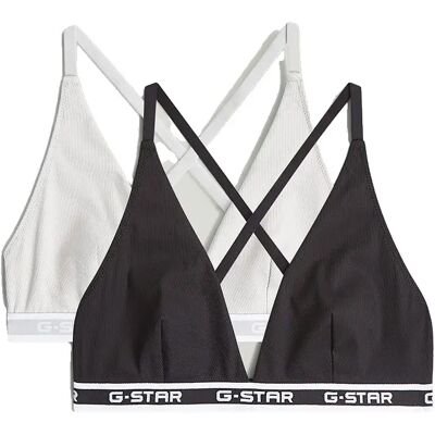 G-star Soutien-gorge D29407-01 Triangle Bralette 2 Unités Multi S Femme - Publicité G-star Soutien-gorge D29407-01 Triangle Bralette 2 Unités Multi S Femme - Publicité