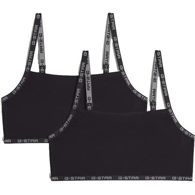 G-star Soutien-gorge D29474-01 Strappy Bralette 2 Unités Black M Femme - Publicité G-star Soutien-gorge D29474-01 Strappy Bralette 2 Unités Black M Femme - Publicité