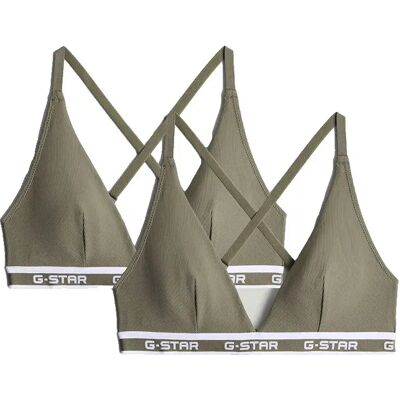 G-star Soutien-gorge D29407-01 Triangle Bralette 2 Unités Bungee Cord S Femme - Publicité G-star Soutien-gorge D29407-01 Triangle Bralette 2 Unités Bungee Cord S Femme - Publicité