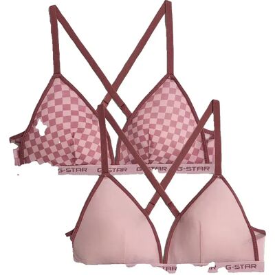 G-star Soutien-gorge D29446-01 Bralette 2 Unités Burnished L Femme - Publicité G-star Soutien-gorge D29446-01 Bralette 2 Unités Burnished L Femme - Publicité