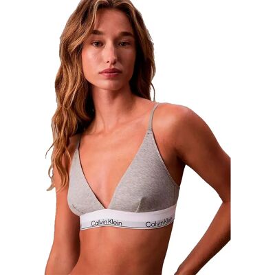 Calvin Klein Soutien-gorge Lv00qf8508 Triangle Grey Heather XL Femme - Publicité Calvin Klein Soutien-gorge Lv00qf8508 Triangle Grey Heather XL Femme - Publicité