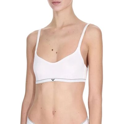 Giorgio Armani Emporio Armani Soutien-gorge Ew003831_af25589 Bralette White S Femme - Publicité Giorgio Armani Emporio Armani Soutien-gorge Ew003831_af25589 Bralette White S Femme - Publicité
