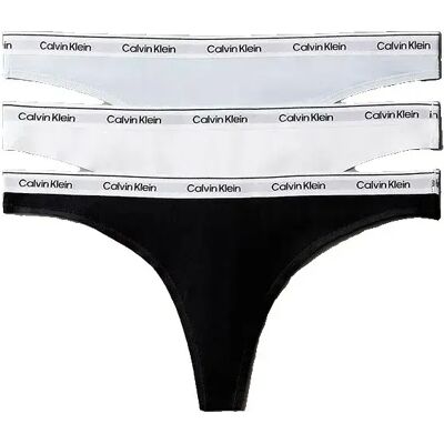 Calvin Klein String Lv00qd5209 3 Unités Black / Classic White / Plein Air S Femme - Publicité Calvin Klein String Lv00qd5209 3 Unités Black / Classic White / Plein Air S Femme - Publicité