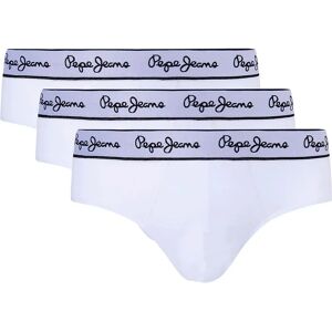 Pepe Jeans Slips Pepe 3 Unités White M Homme - Publicité Pepe Jeans Slips Pepe 3 Unités White M Homme - Publicité