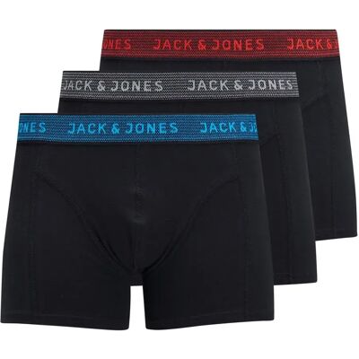 Jack & Jones Boxers 12127816 3 Unités Asphalt / Hawaian ocean / Fiery red M - Publicité Jack & Jones Boxers 12127816 3 Unités Asphalt / Hawaian ocean / Fiery red M - Publicité