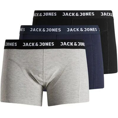 Jack & Jones Boxers Anthony 3 Unités Black / Detail Blue Nights / Lgm XL - Publicité Jack & Jones Boxers Anthony 3 Unités Black / Detail Blue Nights / Lgm XL - Publicité