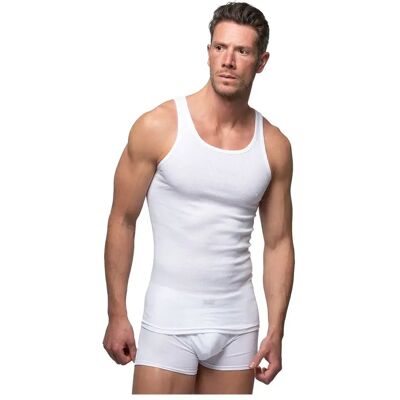 Abanderado Sous-vêtement Sans Manches Asa2211.001 White XL - Publicité Abanderado Sous-vêtement Sans Manches Asa2211.001 White XL - Publicité