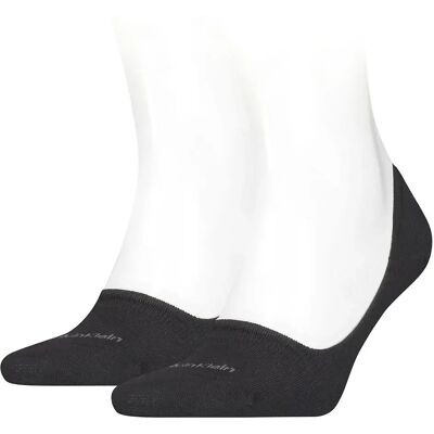 Calvin Klein Chaussettes Footie Mid Cut 2 Paires Black EU 39-42 - Publicité Calvin Klein Chaussettes Footie Mid Cut 2 Paires Black EU 39-42 - Publicité