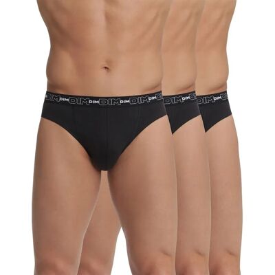 Dim Paris Slips Ad16595.0hz 3unités Black 5 Homme - Publicité Dim Paris Slips Ad16595.0hz 3unités Black 5 Homme - Publicité