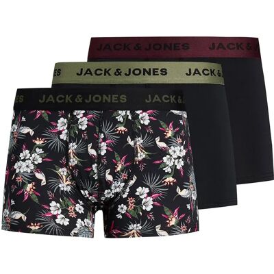 Jack & Jones Boxers Flower Microfiber Black / Detail Black / / Black M - Publicité Jack & Jones Boxers Flower Microfiber Black / Detail Black / / Black M - Publicité