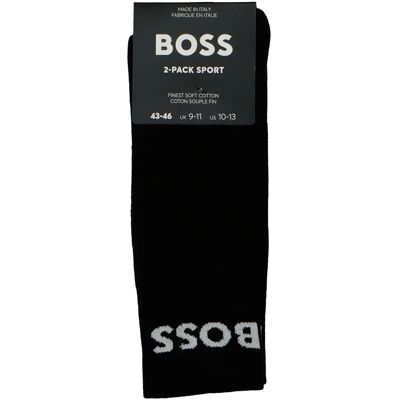 Boss Chaussettes Sport 10241209 2 Paires Black EU 39-42 - Publicité Boss Chaussettes Sport 10241209 2 Paires Black EU 39-42 - Publicité