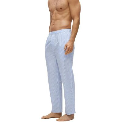 Boss Pantalon De Pyjama Stripe Open Blue L Homme - Publicité Boss Pantalon De Pyjama Stripe Open Blue L Homme - Publicité