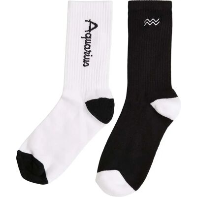 Urban Classics Chaussettes Longues Zodiac 2 Paires Black / White Aquarius EU 39-42 - Publicité Urban Classics Chaussettes Longues Zodiac 2 Paires Black / White Aquarius EU 39-42 - Publicité