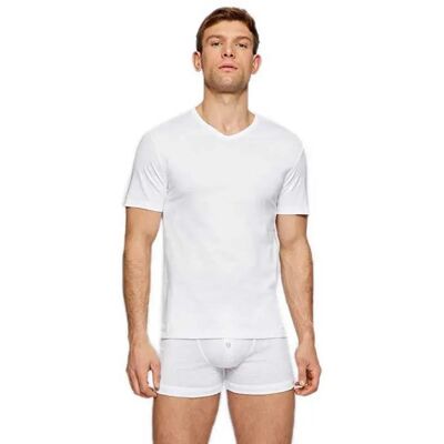 Boss Maillot De Corps à Manches Courtes Et Col En V Classic 3 Unités White L Homme - Publicité Boss Maillot De Corps à Manches Courtes Et Col En V Classic 3 Unités White L Homme - Publicité