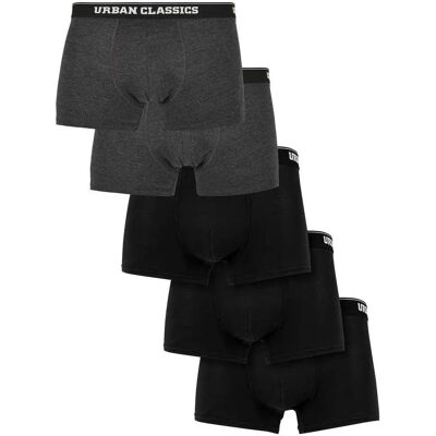 Urban Classics Boxers 5 Unités Charcoal / Black S Homme - Publicité Urban Classics Boxers 5 Unités Charcoal / Black S Homme - Publicité