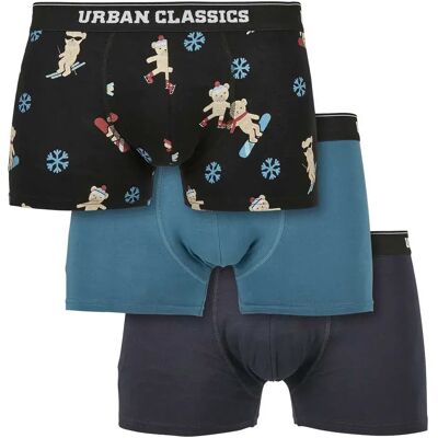 Urban Classics Boxers Organic X-mas 3 Unités Teddy / Jasper / Navy 2XL - Publicité Urban Classics Boxers Organic X-mas 3 Unités Teddy / Jasper / Navy 2XL - Publicité