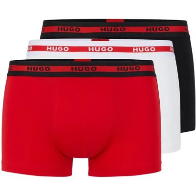 Hugo Boxers Planet 10249742 Red 3 Unités Bright Red L Homme - Publicité Hugo Boxers Planet 10249742 Red 3 Unités Bright Red L Homme - Publicité